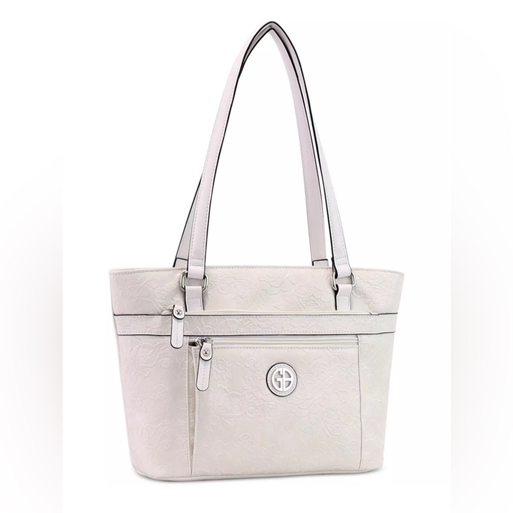 GIANI BERNINI
Faux Leather Tooling Tote
